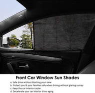 Car Window Sunshade, Universal Auto Rear Window Sunshades Breathable Sun Shade (2 Pack) freeshipping - CamperGear X