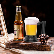 Electric Ultrasonic Beer Bubblers Beer Foaming Machine Special Purpose for Bottled Beer Foam with Cup