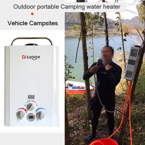 PORTABLE PROPANE TANKLESS WATER SYSTEMS Hot Water For winter camping