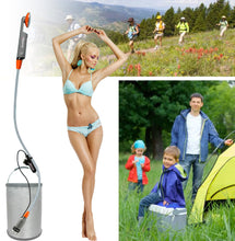 Portable Camping Shower Pump with USB Rechargeable Battery 6-Ft Hose freeshipping - CamperGear X