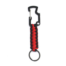 Alloy Survival Climbing Keychain Umbrella Rope Woven Multifunctional Carabiner freeshipping - CamperGear X
