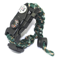 Paracord Survival Bracelet Kit Adjustable with Flint fire Starter freeshipping - CamperGear X