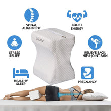 Comfort Memory Foam Knee Pillow with Adjustable and Removable Leg Strap freeshipping - CamperGear X
