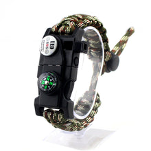 Outdoor Multifunctional Survival Bracelet, Bracelet Kit with campass freeshipping - CamperGear X