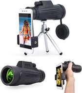 Monocular Telescope, 12x50 Compact Monocular Scope with Smartphone Mount & Tripod for Adults Bird Watching Hunting Concerts Traveling Wildlife Scenery freeshipping - CamperGear X