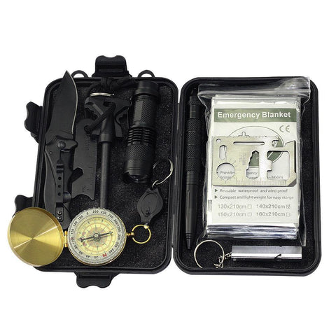 Gifts for Men Dad Husband , Survival Gear and Equipment 11 in 1Camping Survival Kit freeshipping - CamperGear X