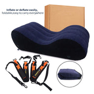 Sex S-Shape Air Sofa Inflatable Pillow for Bedroom