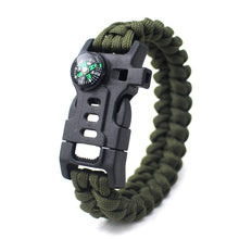 Paracord Survival Bracelet with Rope, 5-in-1 Tactical Bracelet Fire Starter, Compass freeshipping - CamperGear X