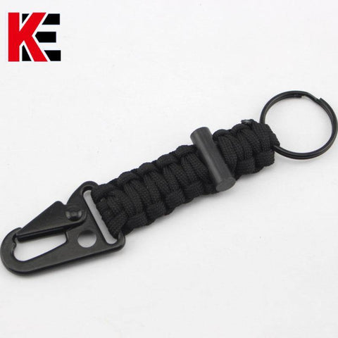 Ultimate 5-in-1 Paracord Keychain with Carabiner for Camping freeshipping - CamperGear X