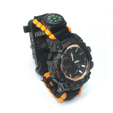 Multifunctional Survival Paracord Bracelet,Rechargable Watch Compass Gear freeshipping - CamperGear X