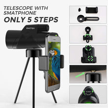 Monocular Telescope 12X42 Powerful Monocular with Smart Phone Adapter freeshipping - CamperGear X