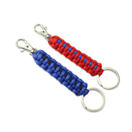 Professional Paracord Keychain with Carabiner, Military Braided Survivafor Keys freeshipping - CamperGear X