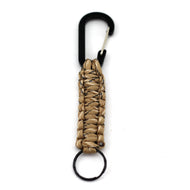 Paracord Keychains With Carabiner,Hiking Braided Lanyard Utility Loop Hook freeshipping - CamperGear X