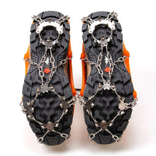 Crampons Ice Cleats Traction Snow Grips for Boots Shoes Women Men Kids Anti Slip 19 Stainless Steel Spikes freeshipping - CamperGear X