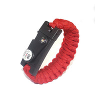 Paracord Knife Bracelet Adjustable Survival Cord Bracelets with Flint Fire freeshipping - CamperGear X