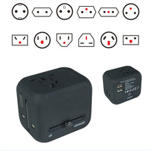 Travel Adapter with Dual USB All-in-one Worldwide Travel Chargers Adapters for US EU UK AU About 152 Countries freeshipping - CamperGear X