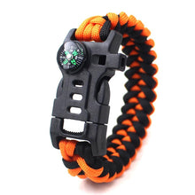 Paracord Survival Bracelet with Rope, 5-in-1 Tactical Bracelet Fire Starter, Compass freeshipping - CamperGear X