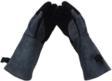 Leather BBQ Gloves, Heat Resistant Gloves with 16 inches Long Sleeve for Oven,Microwave freeshipping - CamperGear X