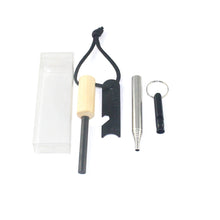 Upgrade Survival Fire Starter Kit with Steel Ferrocerium Rod freeshipping - CamperGear X