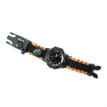 Multifunctional Survival Paracord Bracelet,Rechargable Watch Compass Gear freeshipping - CamperGear X