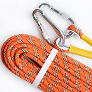 Outdoor Climbing Rope 10M(32ft) 20M(64ft) 30M (98ft) 50M (160ft) Safe Utility Rope,Rock Escape Rope,Static Climbing Rope,8mm Diameter Rope freeshipping - CamperGear X