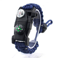 Adjustable Survival Bracelet, 7 core Paracord 20 in 1 Emergency Sports Wristband Gear kit freeshipping - CamperGear X