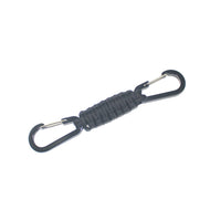 Paracord Keychain with Carabiner, Set of 5 Braided Lanyard Utility Ring Hook freeshipping - CamperGear X