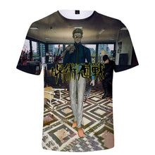 Unisex 3D Digital Printed Pattern Short Sleeve T-Shirts
