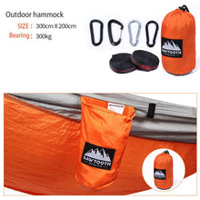 Camping Hammock Double & Single Portable Hammocks with 2 Hanging Ropes freeshipping - CamperGear X