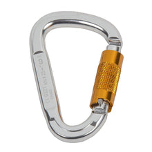 Climbing Carabiner, 2pc Locking Carabiner Clip Heavy Duty Carabiner Hook with Screwgate for Climbing freeshipping - CamperGear X