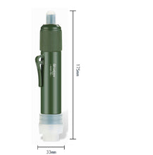 Personal Water Filter Straw Mini Water Purifier Survival Gear for Hiking
